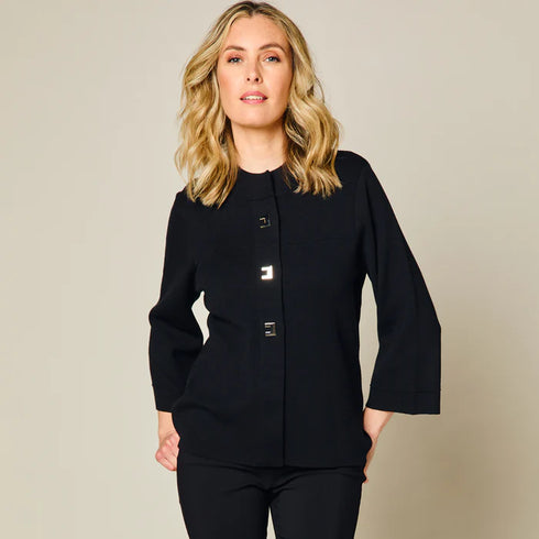 Emreco Cropped Plain Coatigan – 100802EW